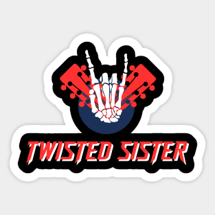 Twisted Sister Sticker